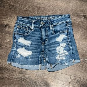 Jean ripped shorts